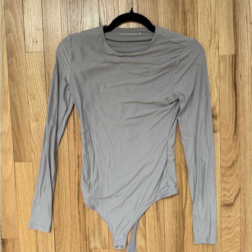 Abercrombie Gray Bodysuit, S, NWOT